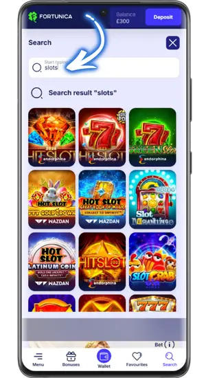 Game search online slots no id UK Fortunica